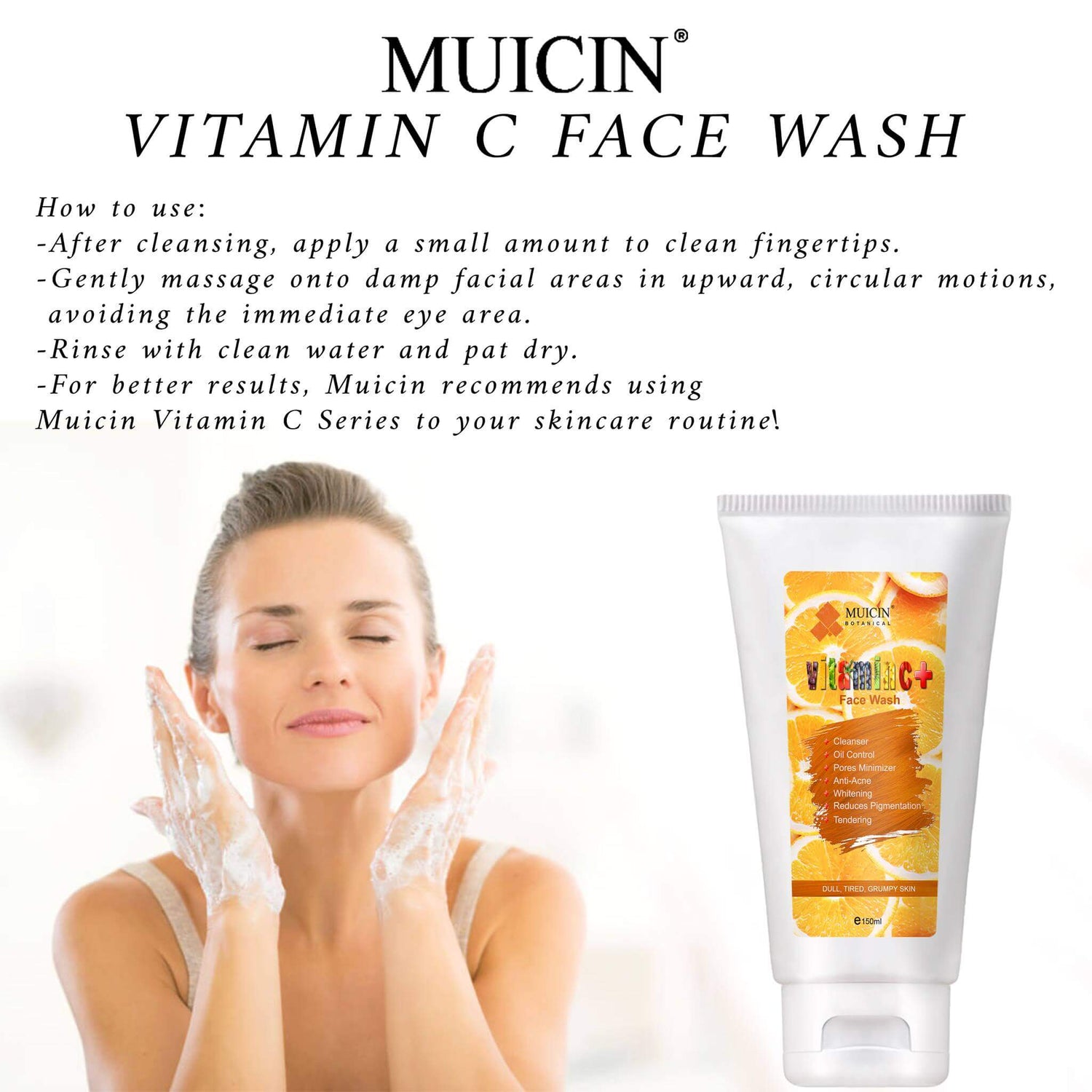 VITAMIN C+ FACE WASH - ENERGIZING BRIGHT CLEAN