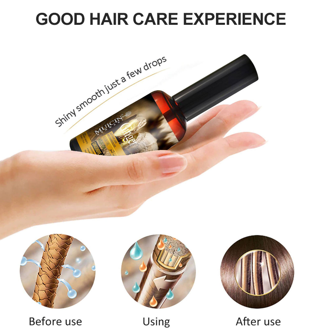 MUICIN - Ginger & Argan Hair Oil For Hair Fall Best Price in Pakistan