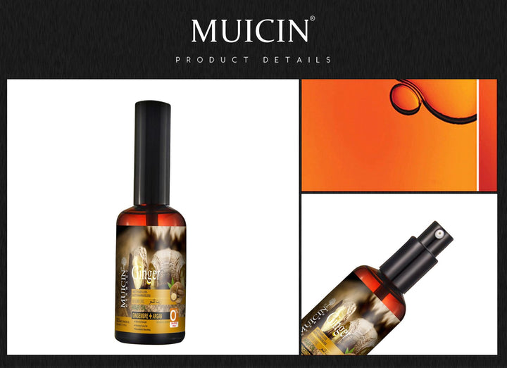 MUICIN - Ginger & Argan Hair Oil For Hair Fall Best Price in Pakistan