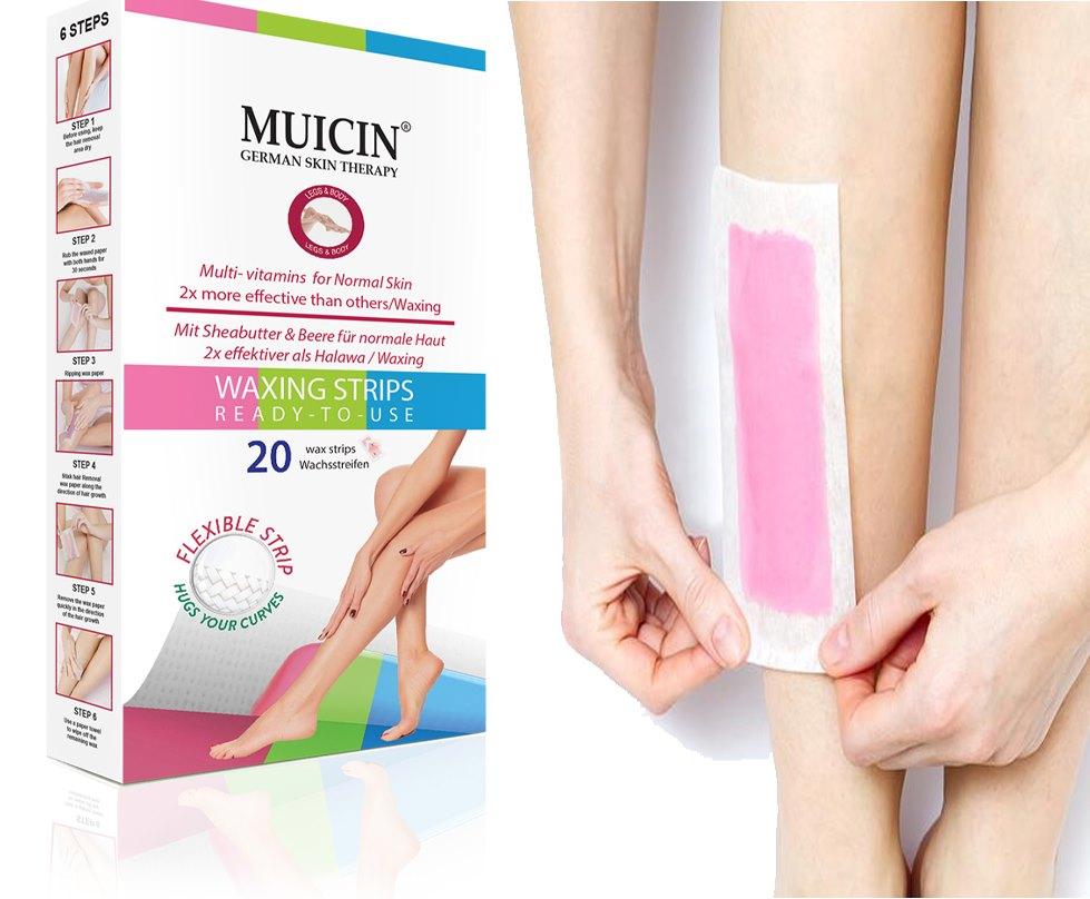 WAX STRIPS QUICK CLEAN EFFECTIVE Muicin