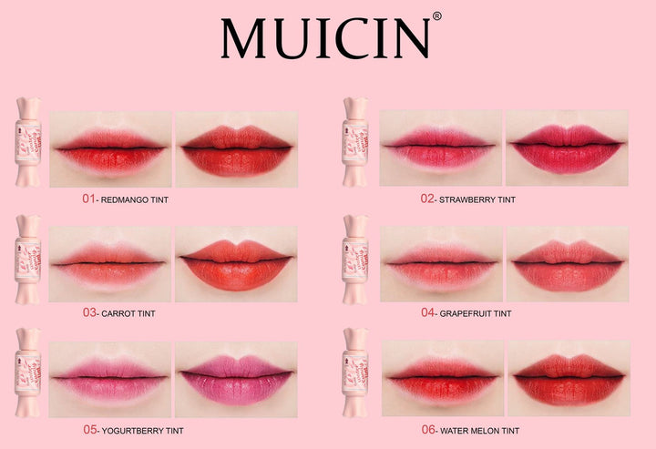 MUICIN - Lip & Cheek Water Candy Fruit Tints Pack of 6 Best Price in Pakistan