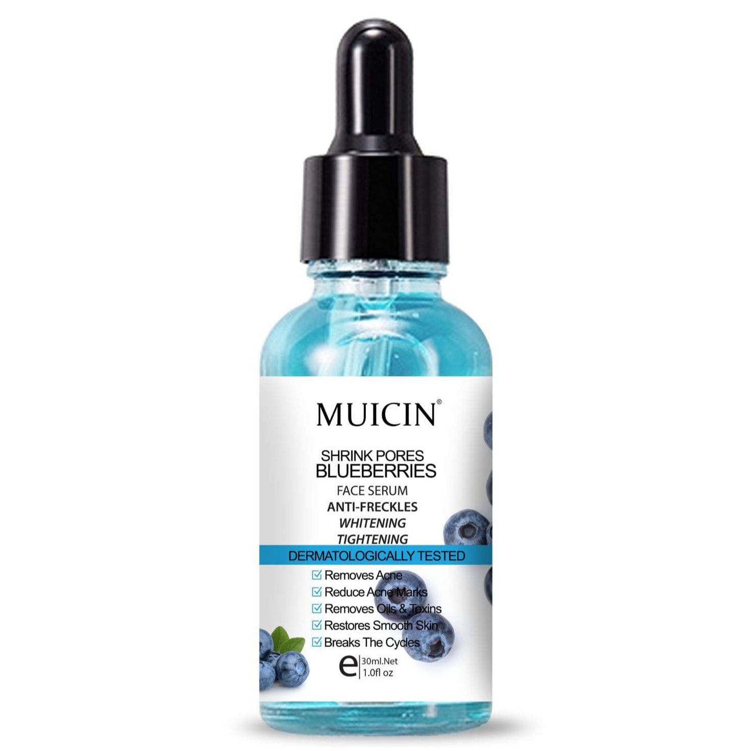 BLUEBERRIES SHRINK PORES ANTI ACNE SERUM - ANTIOXIDANT CLEAR SKIN