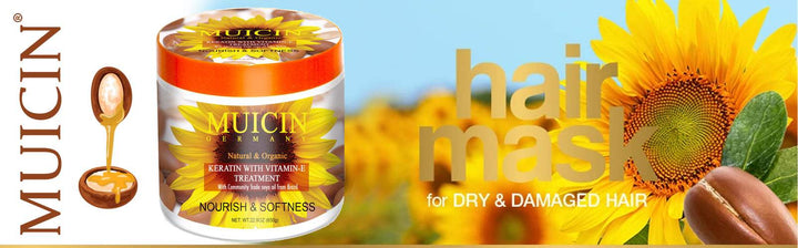 MUICIN - Sunflower and Argan Oil Hair Treatment Mask Best Price in Pakistan