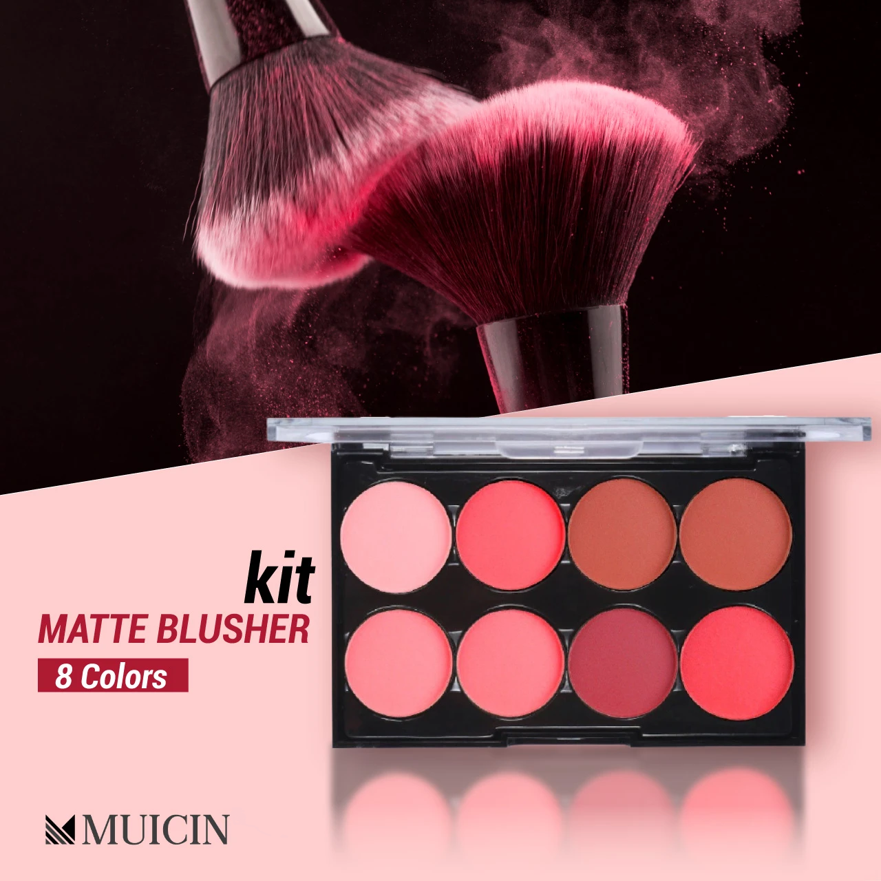 MUICIN Matte Blusher Kit 8 Colors Muicin