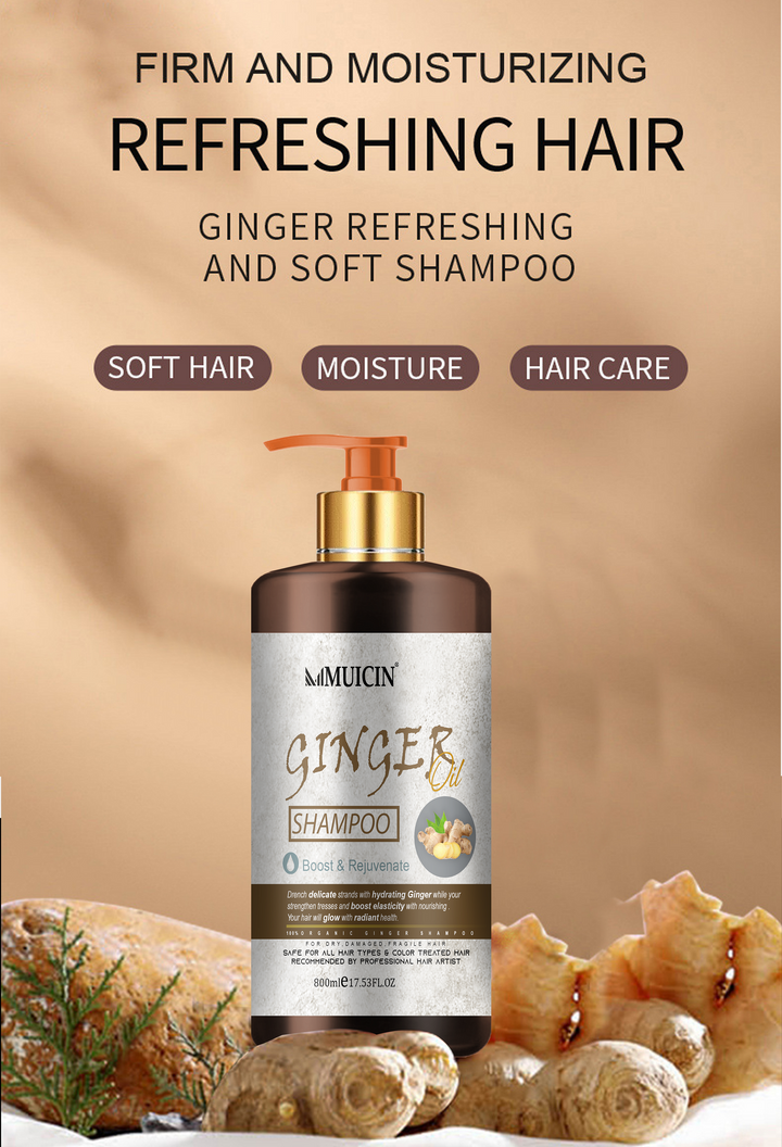 MUICIN  - Boost & Rejuvenate Ginger Hair Shampoo - 800ml Best Price in Pakistan