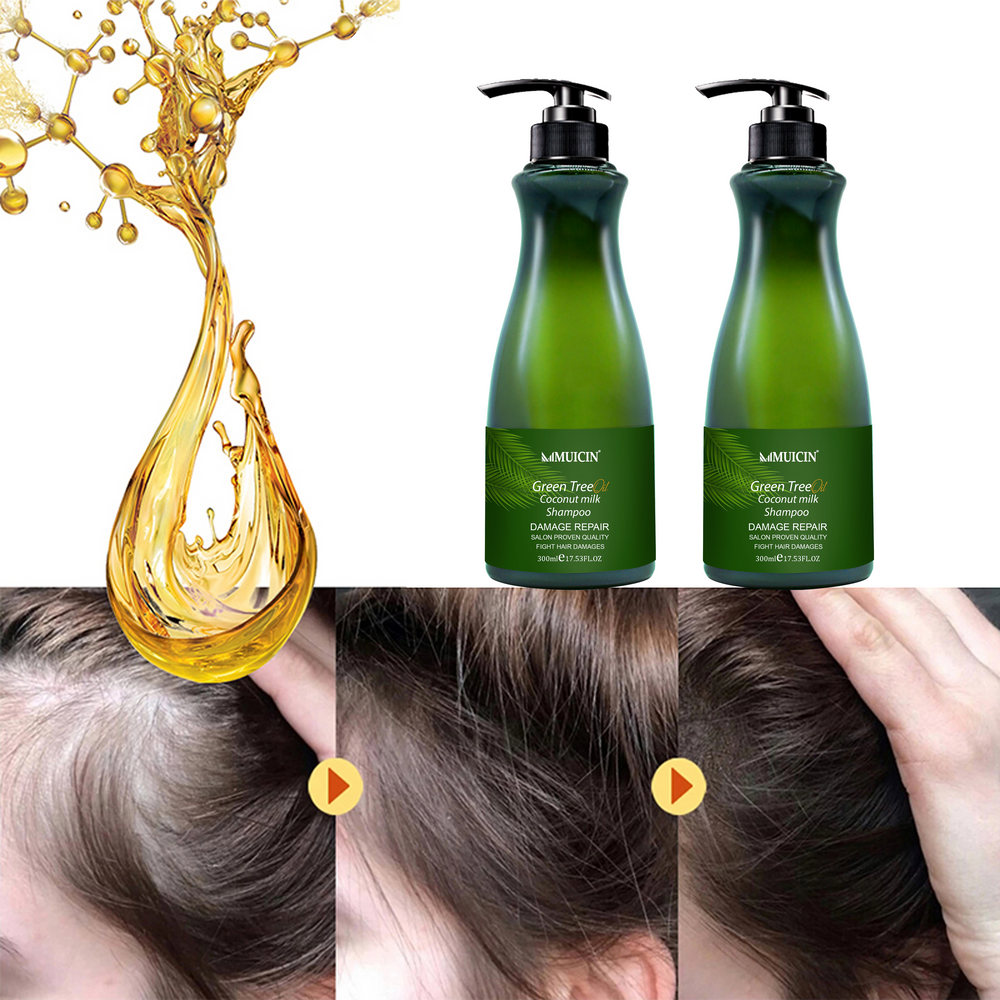MUICIN - Green Tea & Coconut Milk Hair Shampoo - 300ml Best Price in Pakistan
