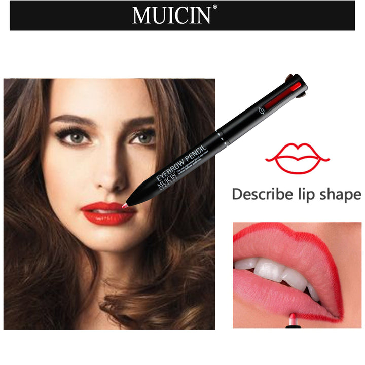 MUICIN - 4 In 1 Eyebrow Lip Eyeliner Pencil Best Price in Pakistan