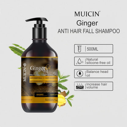 GINGER OIL ANTI-HAIR FALL SHAMPOO - STRENGTHEN &amp; REVITALIZE WITH GINGER ESSENCE