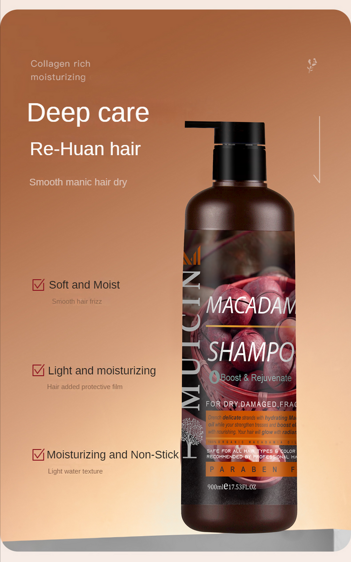 MUICIN - Macadamia Anti Hair Lose Shampoo - 900ml Best Price in Pakistan