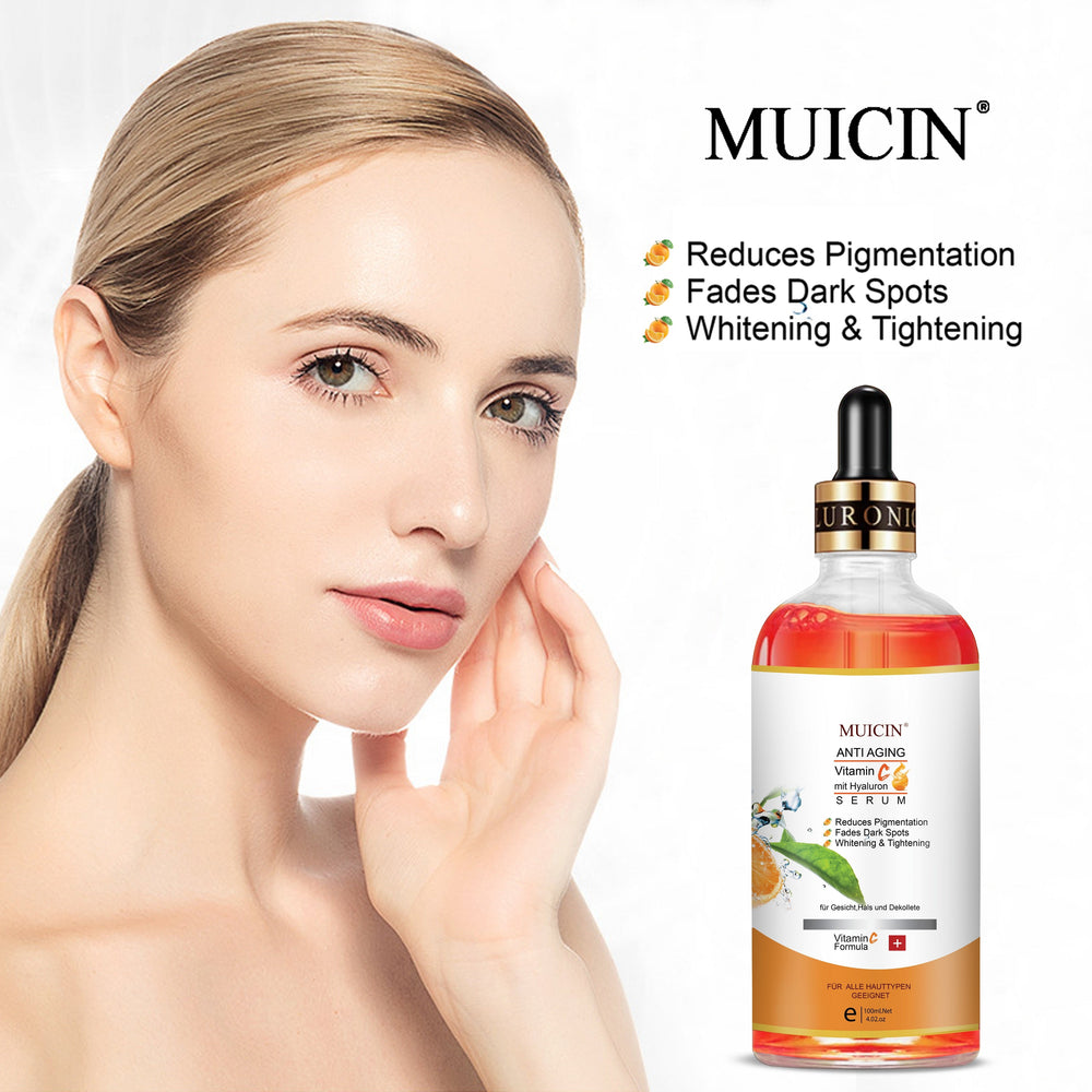MUICIN - Vitamin C Anti Aging Mit Hyaluronic Face Serum - 100ml Best Price in Pakistan