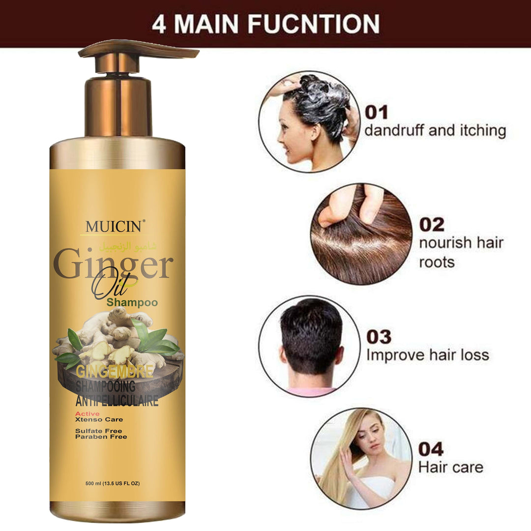MUICIN - Ginger Oil Shampoo Xtenso Care - 500ml Best Price in Pakistan