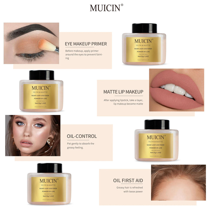 MUICIN - Nude Matte Radiant Loose Powder Best Price in Pakistan
