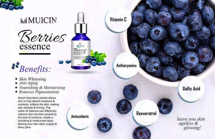MUICIN - Berries Essence Face Serum Best Price in Pakistan