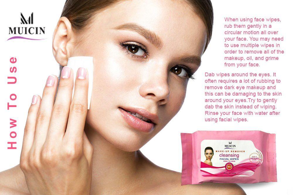 PINK CLEANSING FACIAL WIPES - GENTLE, EFFECTIVE MAKEUP REMOVAL