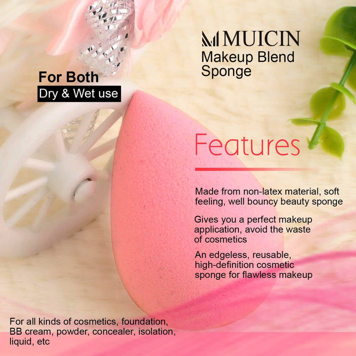 MUICIN - Makeup Blender Pink Sponge Puff Best Price in Pakistan
