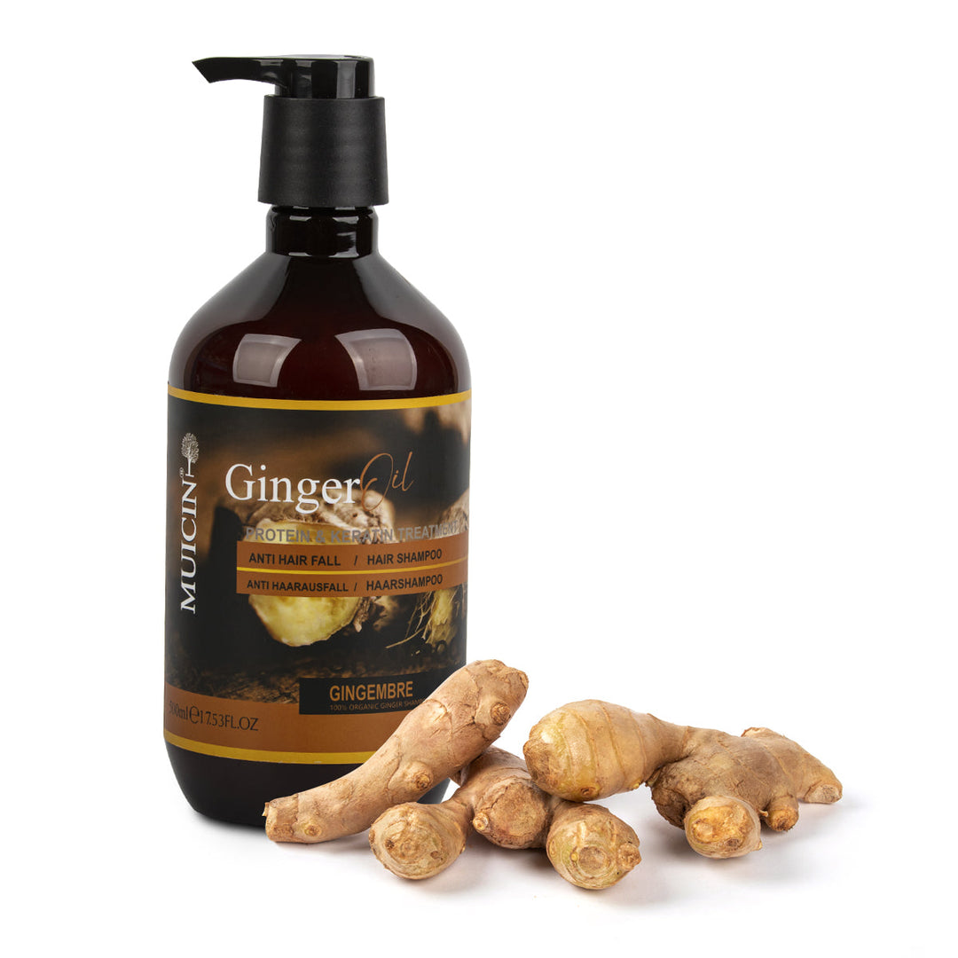 MUICIN - Ginger Oil Anti Hair Fall Shampoo - 500ml Best Price in Pakistan