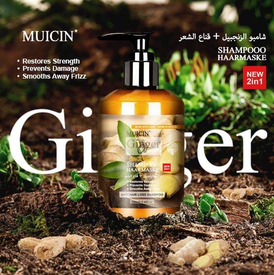 MUICIN - 2 In 1 Ginger Gingembre Shampoo Haarmaske - 280ml. Best Price in Pakistan