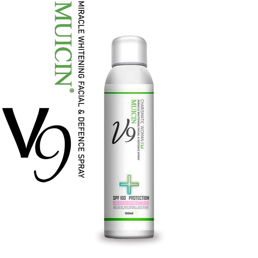 V9 INTENSIVE WHITENING &amp; PROTECTIVE FACIAL MIST - BRIGHTEN &amp; DEFEND