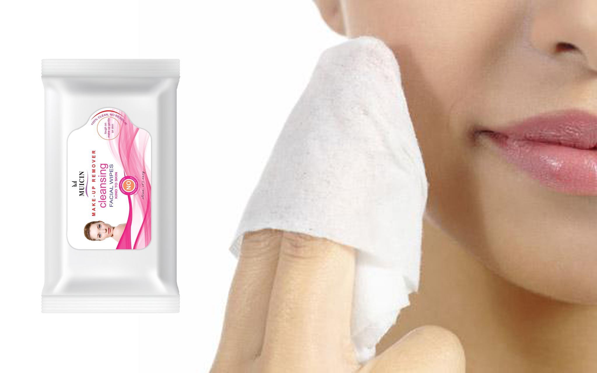 Facial Cleansing Makeup Removing Wipes