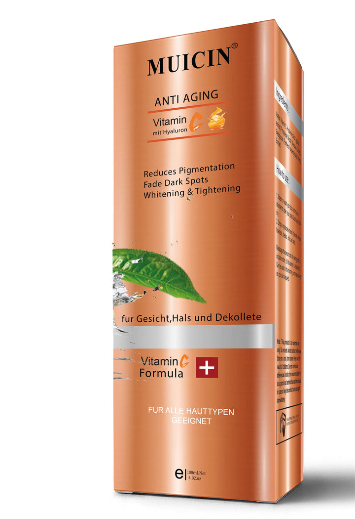 MUICIN - Vitamin C Anti Aging Mit Hyaluronic Face Serum - 100ml Best Price in Pakistan