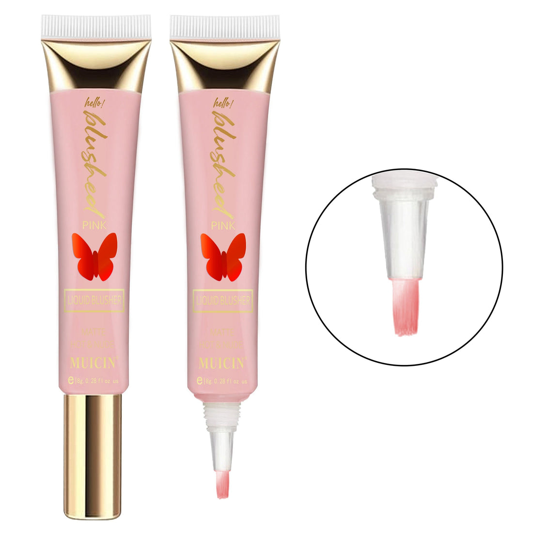 BUTTERFLY PINK BLUSHER TUBE - SOFT ROSINESS