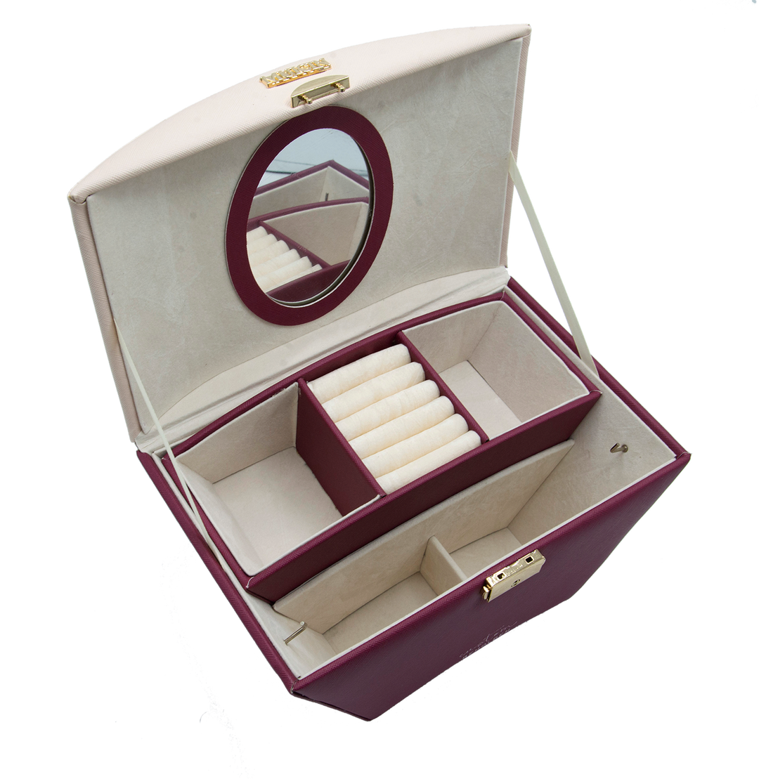 MUICIN - Luxury Cosmetics & Jewelry Box Organizer Dual Color Best Price in Pakistan