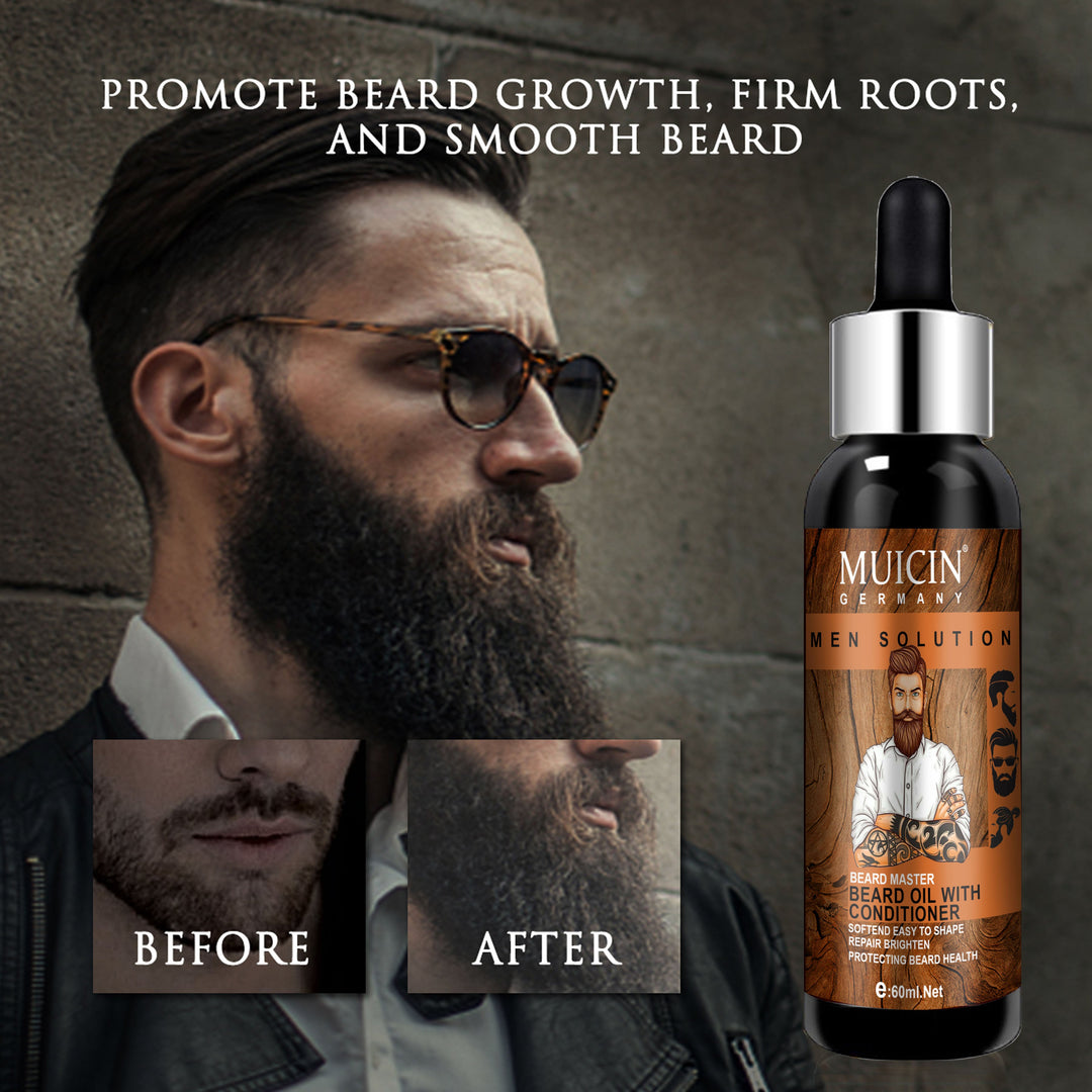 MUICIN - Hair Growth Beard Oil With Conditioner - 60ml Best Price in Pakistan